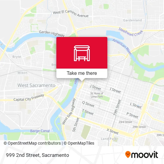 Mapa de 999 2nd Street