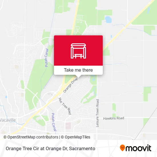 Orange Tree Cir at Orange Dr map