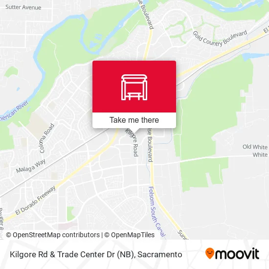 Mapa de Kilgore Rd & Trade Center Dr (NB)