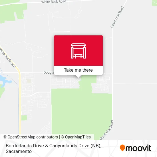 Borderlands Drive & Canyonlands Drive (NB) map