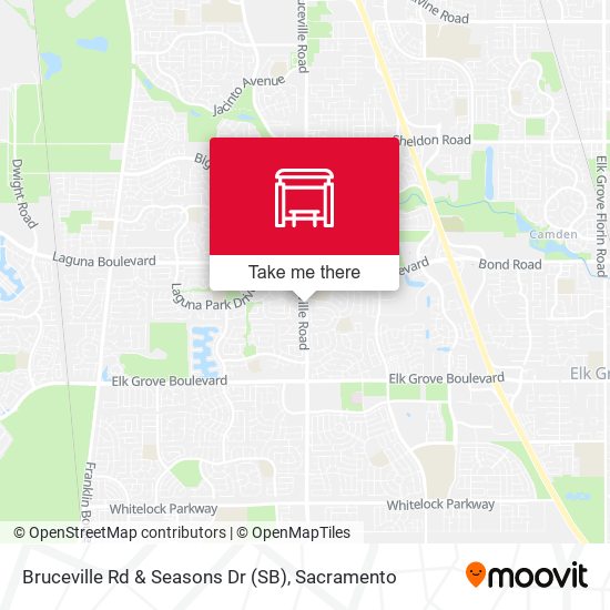 Bruceville Rd & Seasons Dr (SB) map