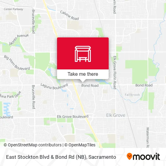 Mapa de East Stockton Blvd & Bond Rd (NB)