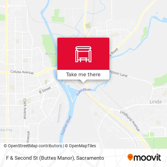 Mapa de F  & Second St (Buttes Manor)