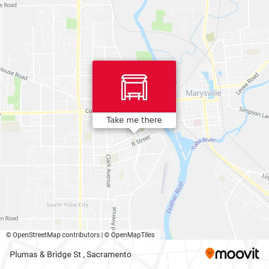 Mapa de Plumas & Bridge St
