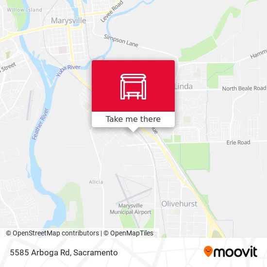 Mapa de 5585 Arboga Rd