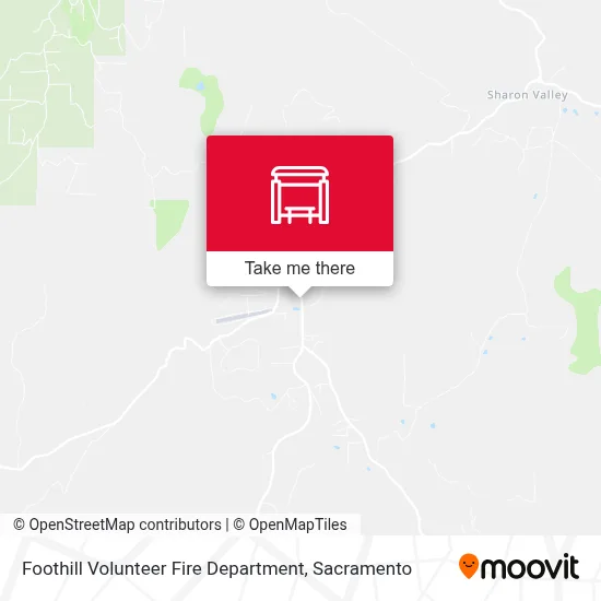Foothill Volunteer Fire Department map