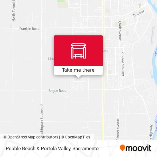Mapa de Pebble Beach & Portola Valley