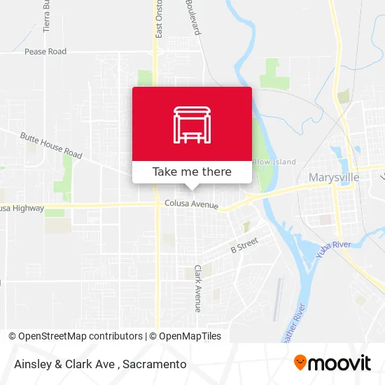 Mapa de Ainsley & Clark Ave