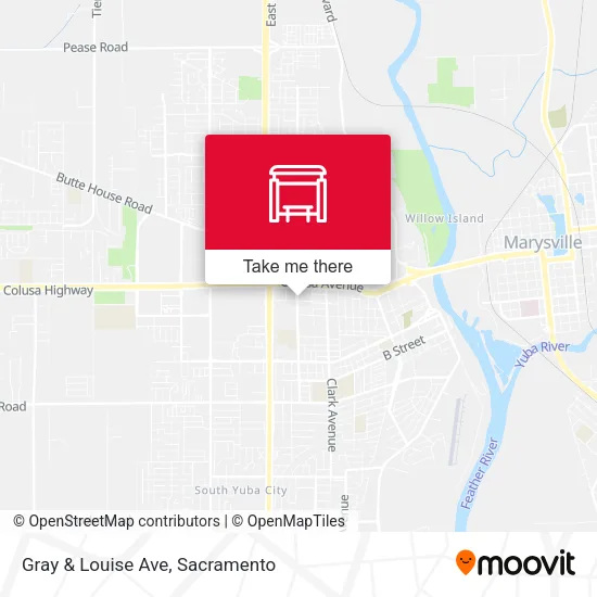 Gray & Louise Ave map