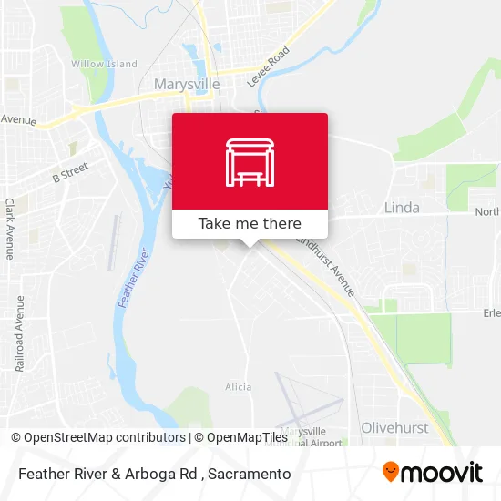 Mapa de Feather River & Arboga Rd