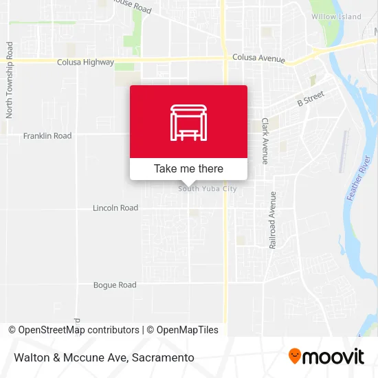 Walton & Mccune Ave map