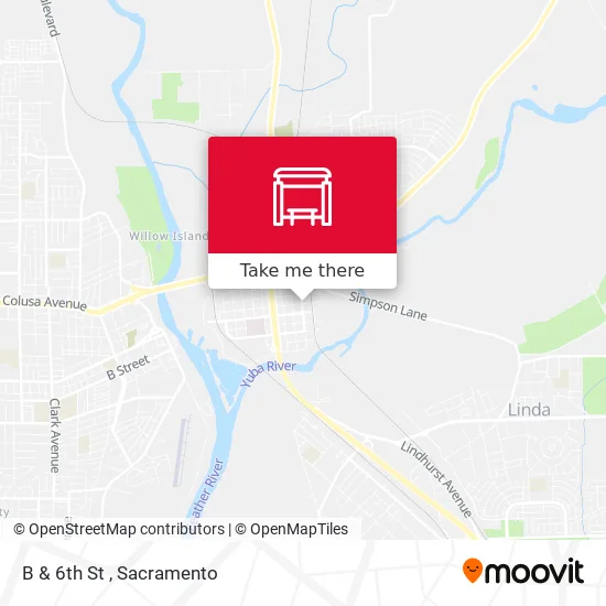 Mapa de B & 6th St