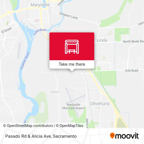 Pasado Rd & Alicia Ave map