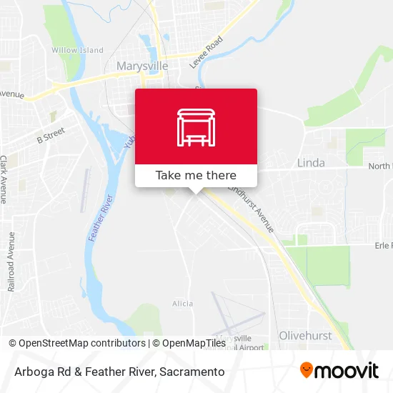 Mapa de Arboga Rd & Feather River