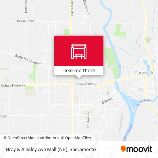 Mapa de Gray & Ainsley Ave Mall (NB)