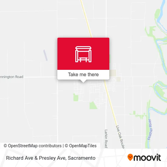 Richard Ave & Presley Ave map