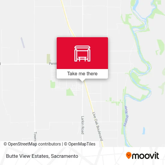 Butte View Estates map
