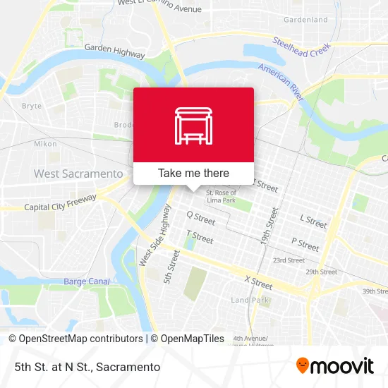 5th St. at N St. map