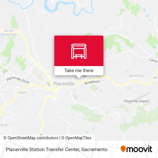 Mapa de Placerville Station Transfer Center