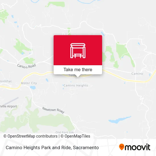 Mapa de Camino Heights Park and Ride