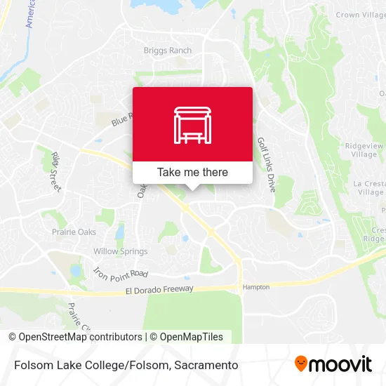 Folsom Lake College/Folsom map