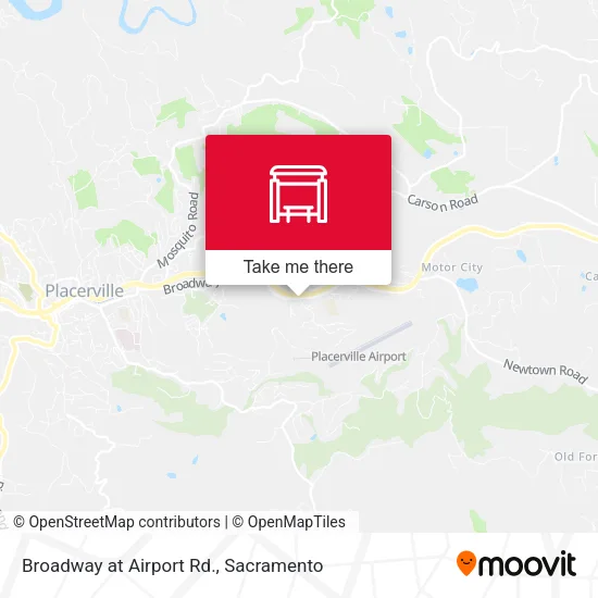 Mapa de Broadway at Airport Rd.