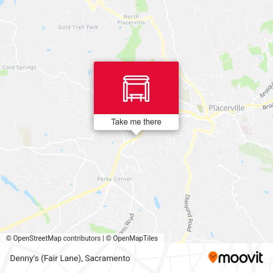 Denny's (Fair Lane) map
