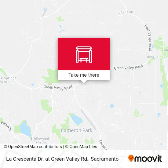 Mapa de La Crescenta Dr. at Green Valley Rd.