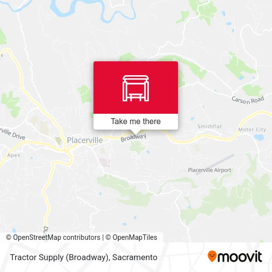 Mapa de Tractor Supply (Broadway)