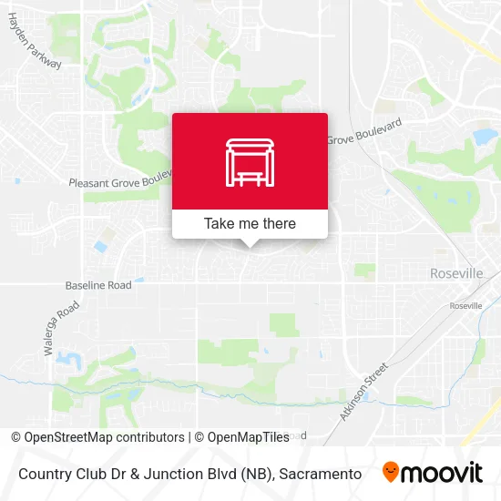 Country Club Dr & Junction Blvd (NB) map