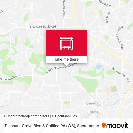 Mapa de Pleasant Grove Blvd & Gallilee Rd (WB)