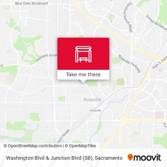 Washington Blvd & Junction Blvd (SB) map