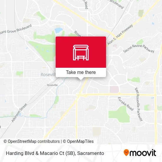 Mapa de Harding Blvd & Macario Ct (SB)