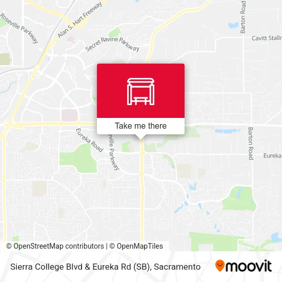 Mapa de Sierra College Blvd & Eureka Rd (SB)