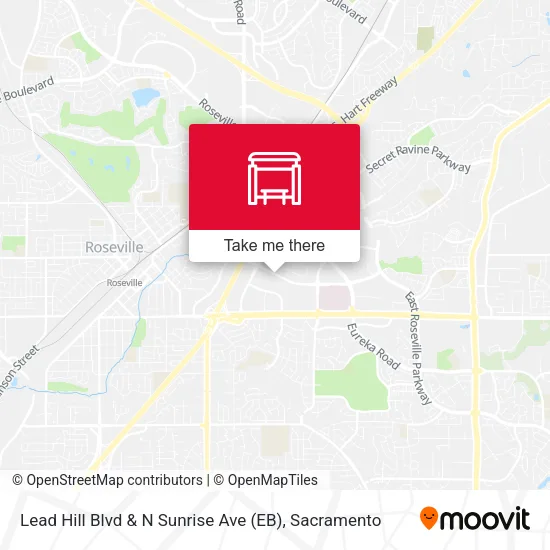 Mapa de Lead Hill Blvd & N Sunrise Ave (EB)