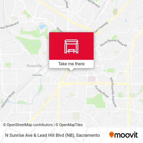 Mapa de N Sunrise Ave & Lead Hill Blvd (NB)