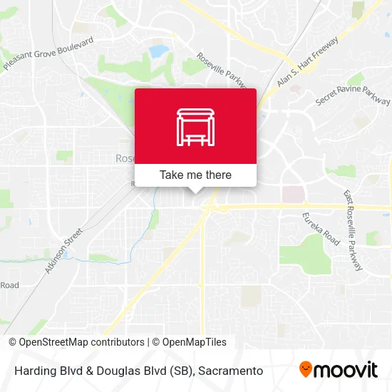 Mapa de Harding Blvd & Douglas Blvd (SB)