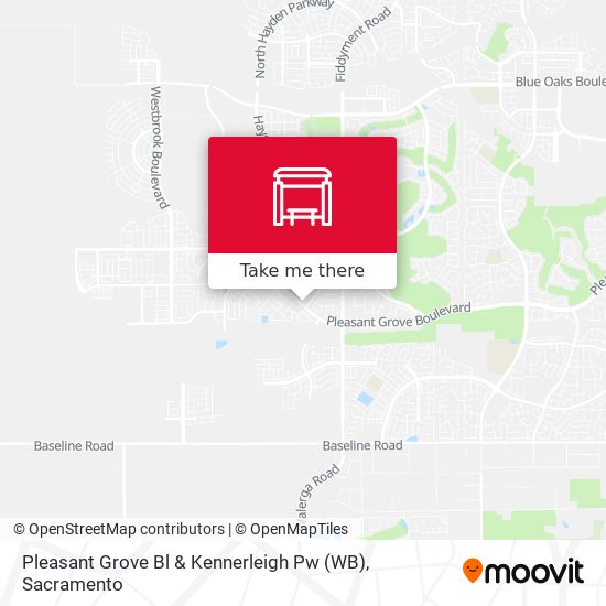 Pleasant Grove Bl & Kennerleigh Pw (WB) map