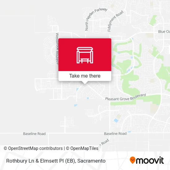 Mapa de Rothbury Ln & Elmsett Pl (EB)