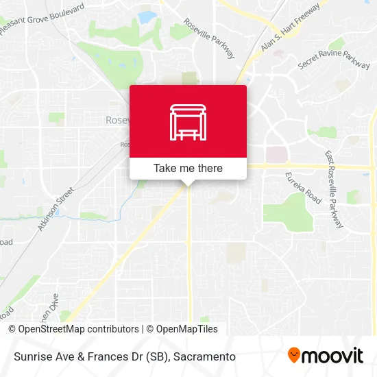 Mapa de Sunrise Ave & Frances Dr (SB)