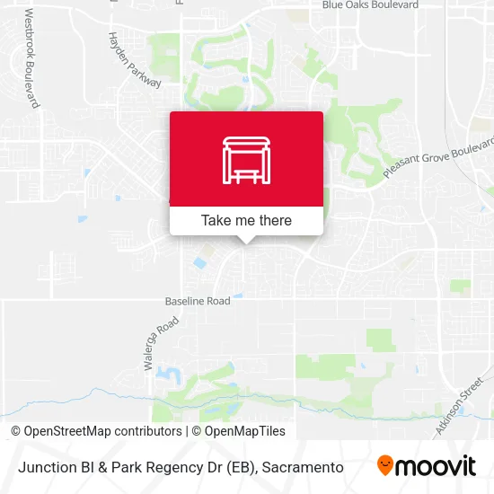 Mapa de Junction Bl & Park Regency Dr (EB)