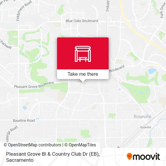 Mapa de Pleasant Grove Bl & Country Club Dr (EB)