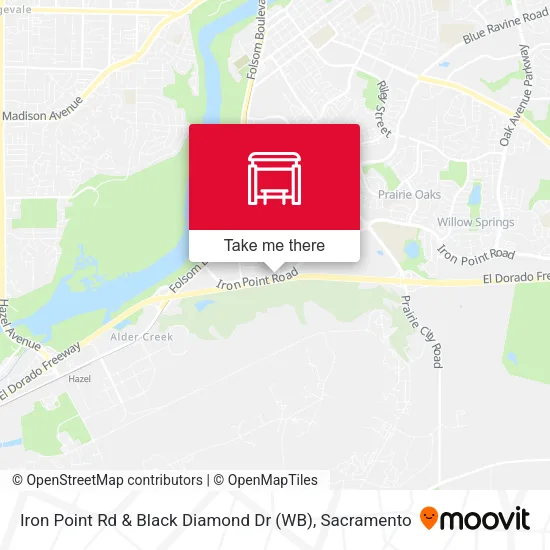Mapa de Iron Point Rd & Black Diamond Dr (WB)