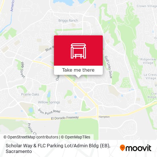 Scholar Way & FLC Parking Lot / Admin Bldg (EB) map