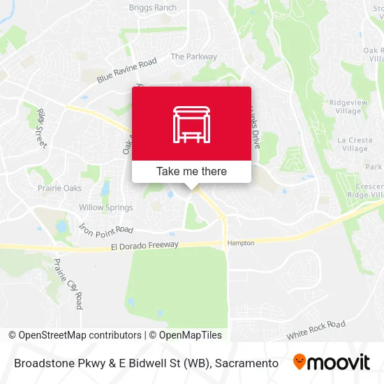 Broadstone Pkwy & E Bidwell St (WB) map
