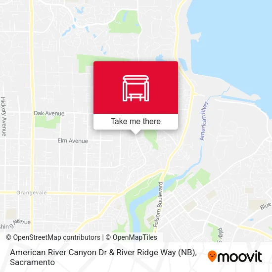 Mapa de American River Canyon Dr & River Ridge Way (NB)