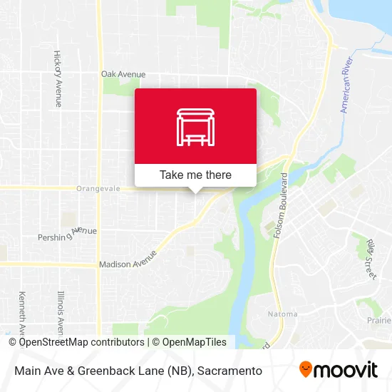 Mapa de Main Ave & Greenback Lane (NB)