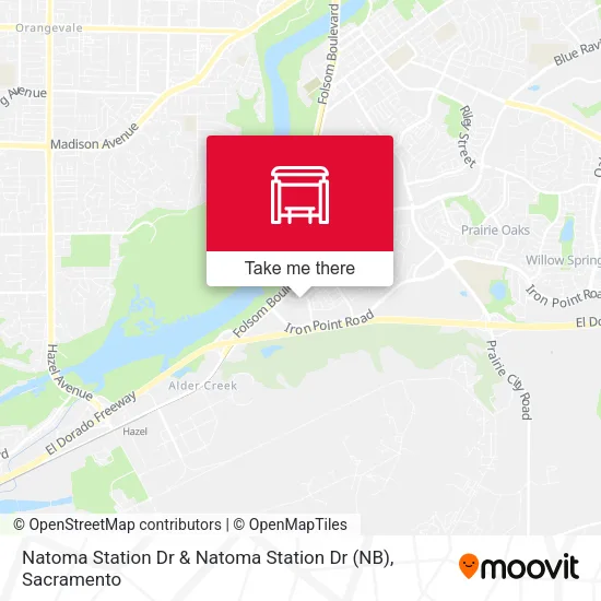 Mapa de Natoma Station Dr & Natoma Station Dr (NB)