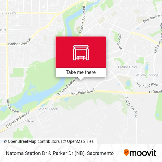 Natoma Station Dr & Parker Dr (NB) map