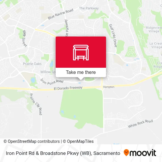 Mapa de Iron Point Rd & Broadstone Pkwy (WB)